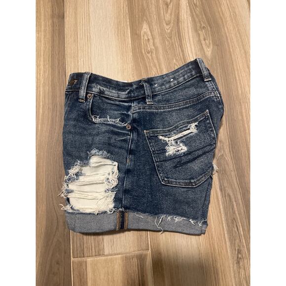 American Eagle Outfitters Distressed Mom Jean Short Size 00 - Picture 4 of 7